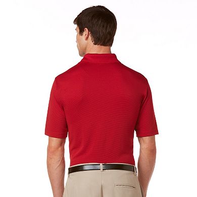 Men's Grand Slam Ottoman Textured Performance Polo