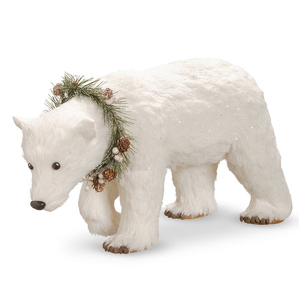 National Tree Company Polar Bear Table Christmas Decor
