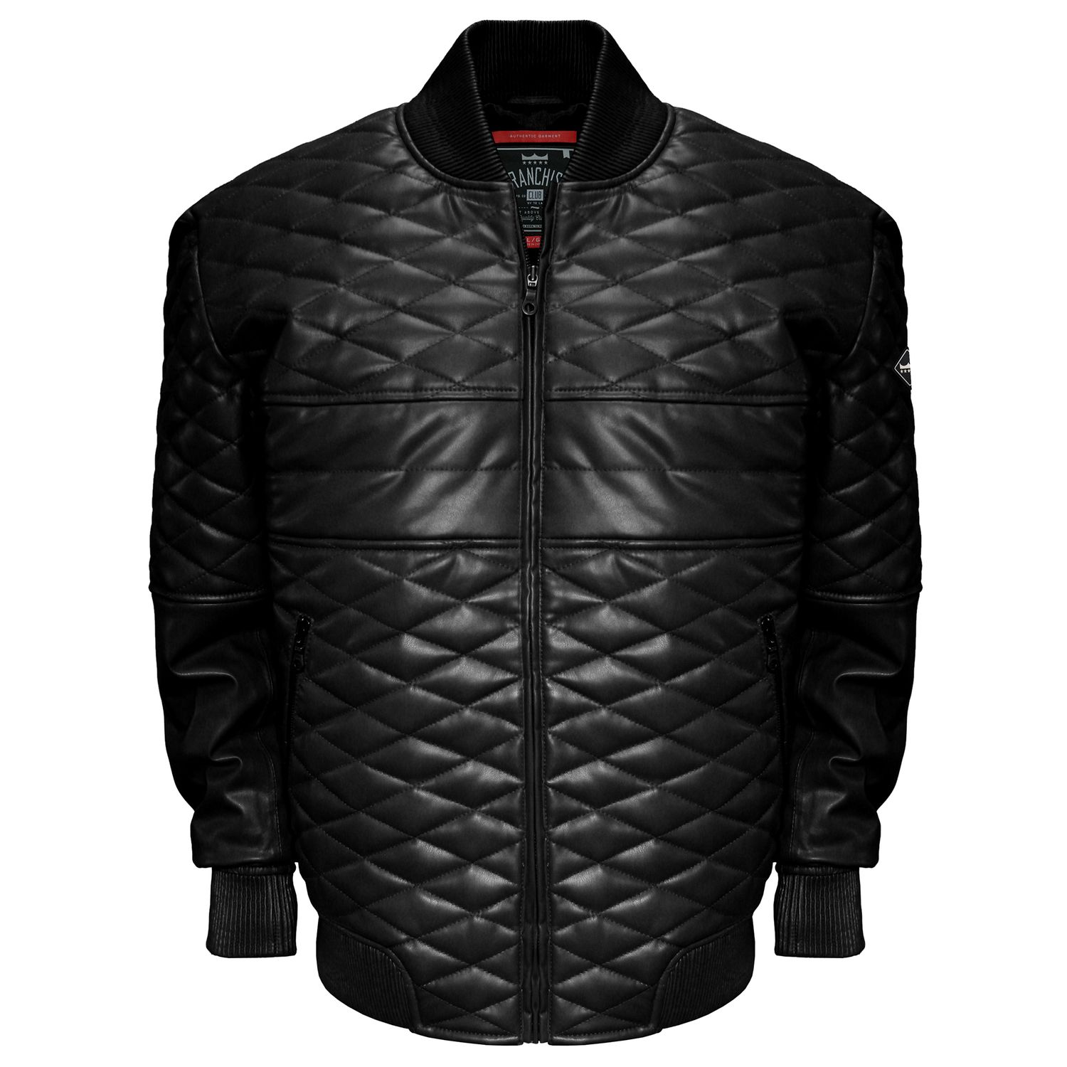 kohls mens leather bomber jacket