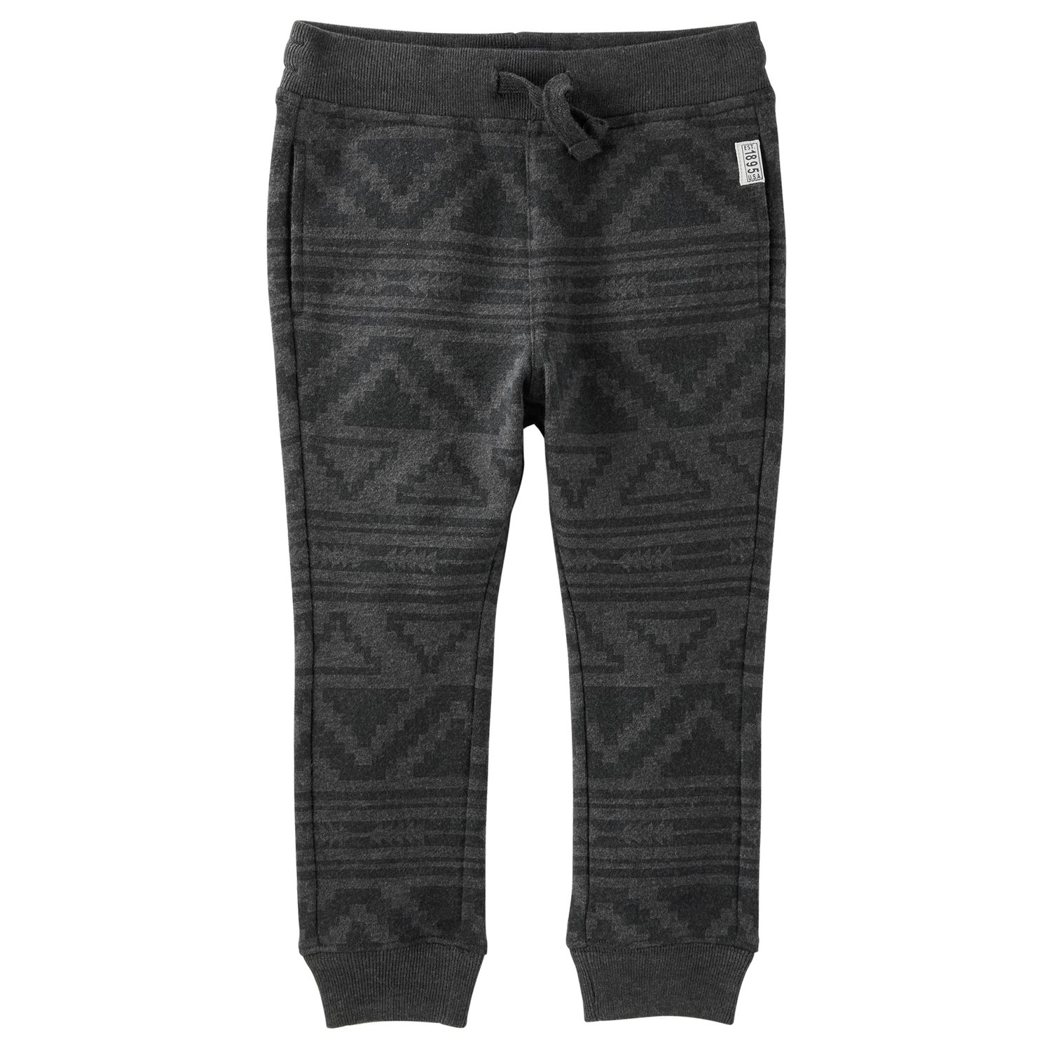 tribal print joggers