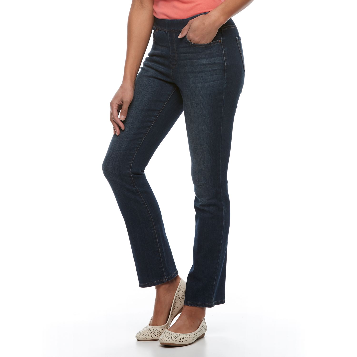 kohl's croft and barrow pull on jeans