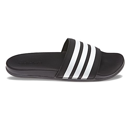 adidas adilette cloudfoam plus men's slide sandals