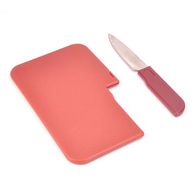 Food Network™ 2pc Board with Built-In Knife