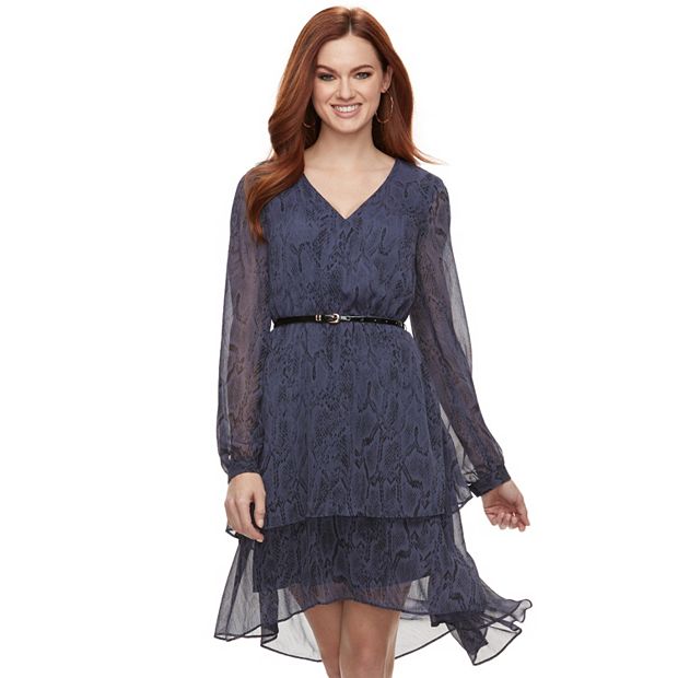 Kohls chiffon outlet dress