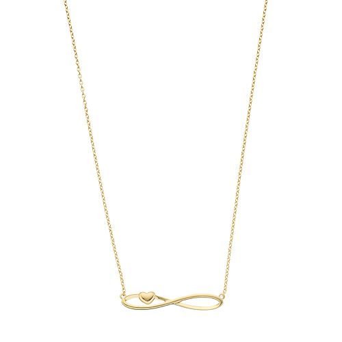 14k Gold Infinity Heart Necklace
