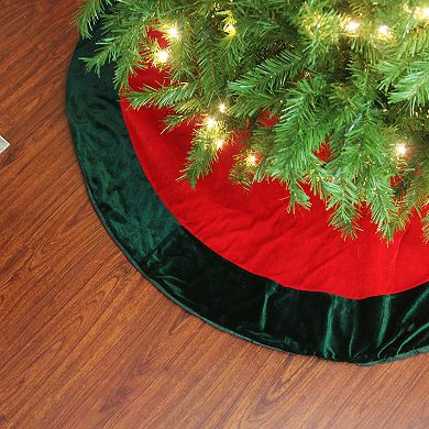 Northlight 60-in. Velveteen Christmas Tree Skirt