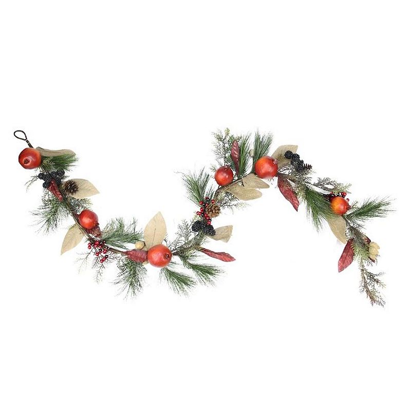 Northlight 6-ft. Autumn Harvest Artificial Christmas Garland, Red