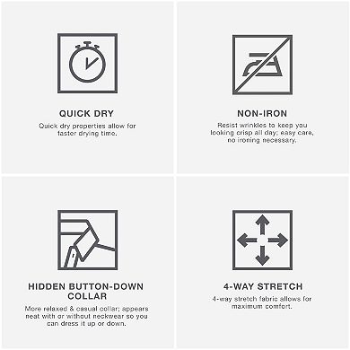 Men's Van Heusen Traveler Slim-Fit 4-Way Stretch Dress Shirt