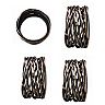 Food Network™ Metallic Twist Napkin Rings 4-pack