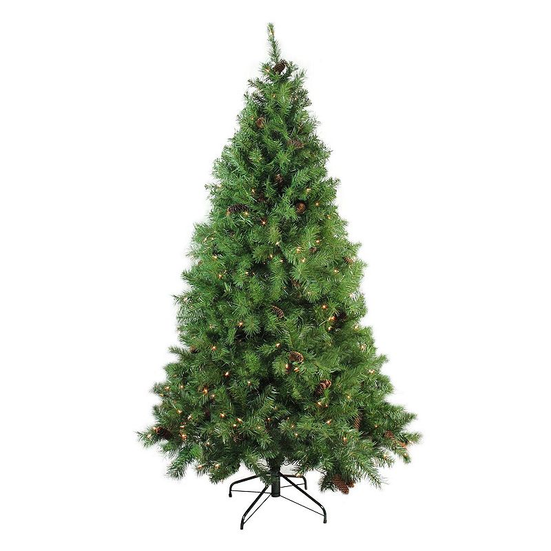Northlight 6.5-ft. Pre-Lit Dakota Red Pine Artificial Christmas Tree, Green