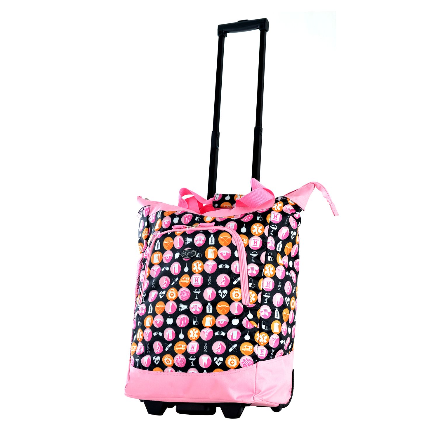 olympia cosmopolitan rolling shopper tote