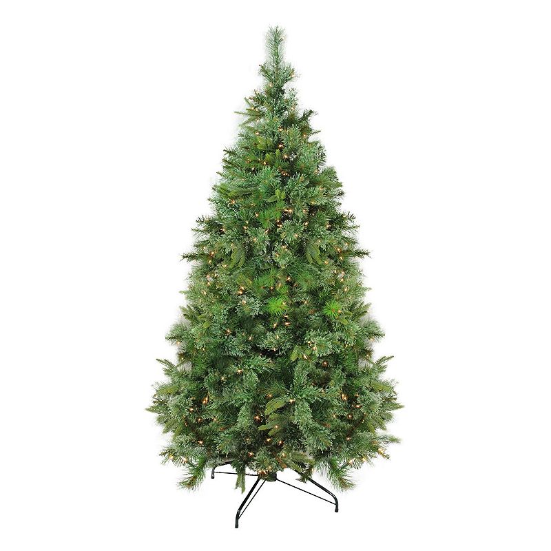 Northlight 6.5-ft. Clear Pre-Lit Cashmere Pine Artificial Christmas Tree, G
