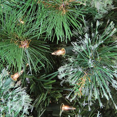 Northlight 6.5-ft. Clear Pre-Lit Cashmere Pine Artificial Christmas Tree