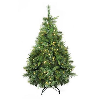 Northlight 4.5-ft. Warm Clear Pre-Lit Cashmere Pine Artificial Christmas Tree