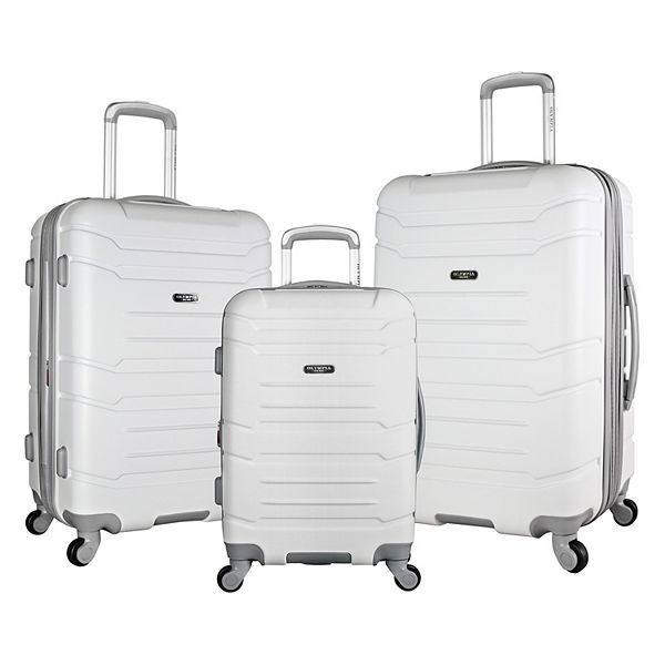 Olympia Denmark 3-piece Expandable Hardcase Spinner Set - White