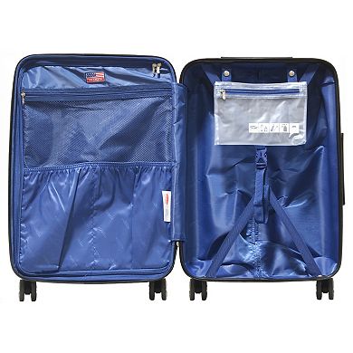 Olympia Sidewinder 3-piece Expandable Hardcase Spinner Luggage Set