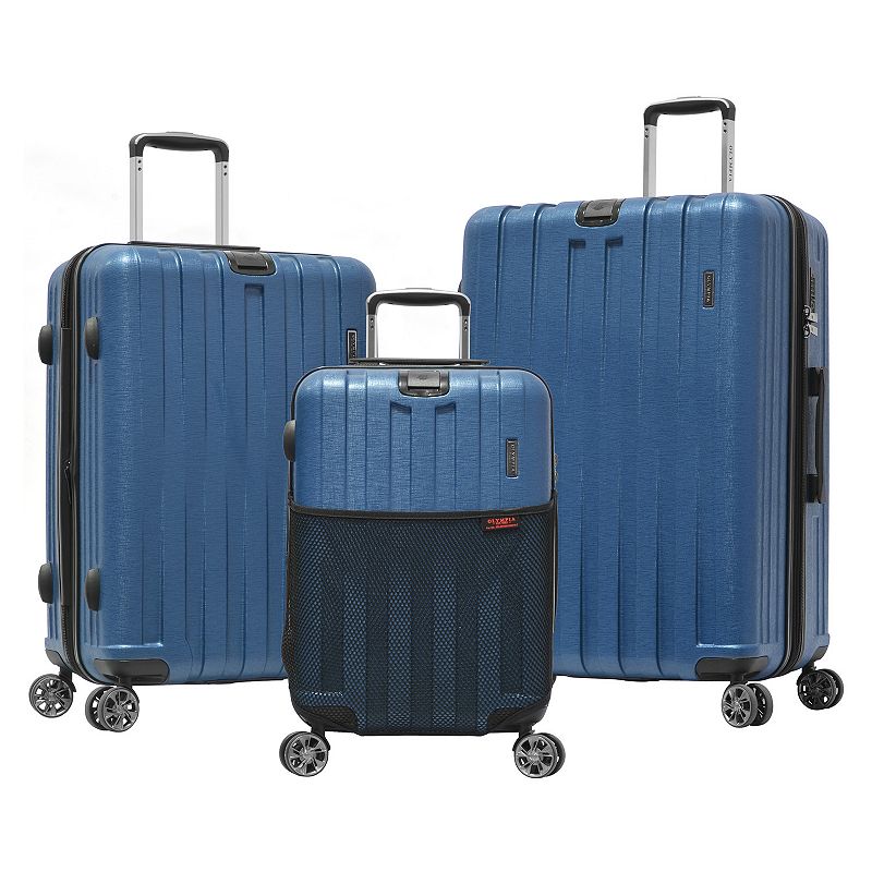 Olympia 3-pc. Sidewinder Expandable Spinner Luggage Set, Blue, 3 Pc Set
