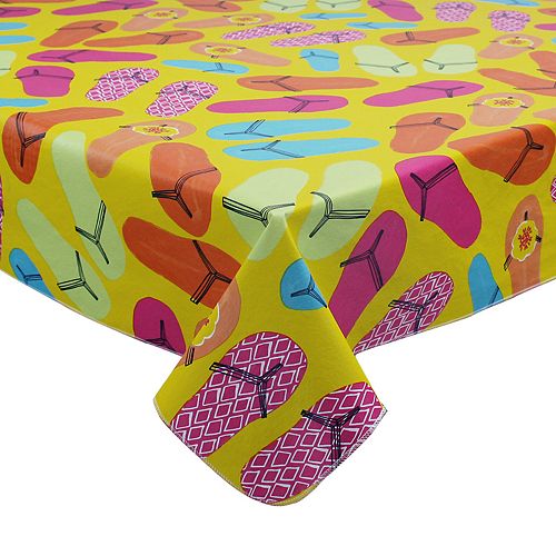 Celebrate Summer Together Vinyl FlipFlop Tablecloth