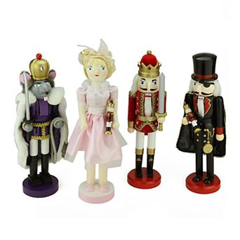 Northlight Nutcracker Ballet Christmas Decor 4 pc Set