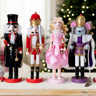 Northlight Nutcracker Ballet Christmas Decor 4-piece Set
