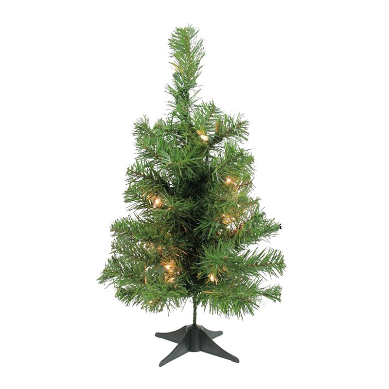 Northlight 18-in. Pre-Lit Noble Fir Artificial Christmas Tree, Green