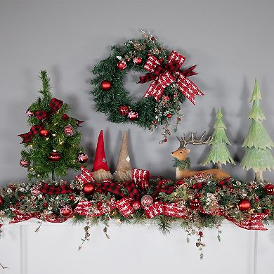 Northlight 18-in. Pre-Lit Noble Fir Artificial Christmas Tree