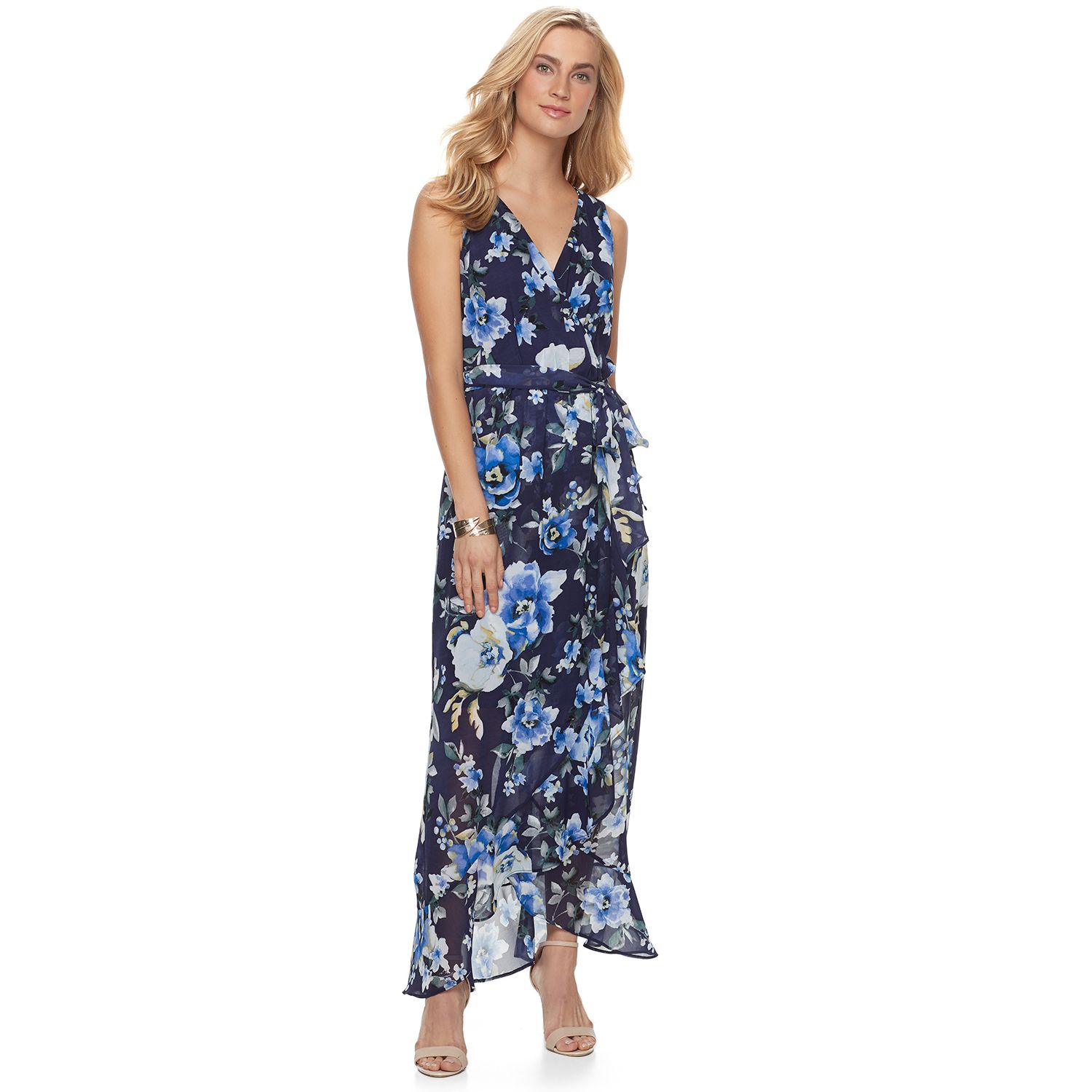 kohls floral maxi dress