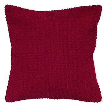 Rizzy Home Solid Nubby Textured Throw Pillow