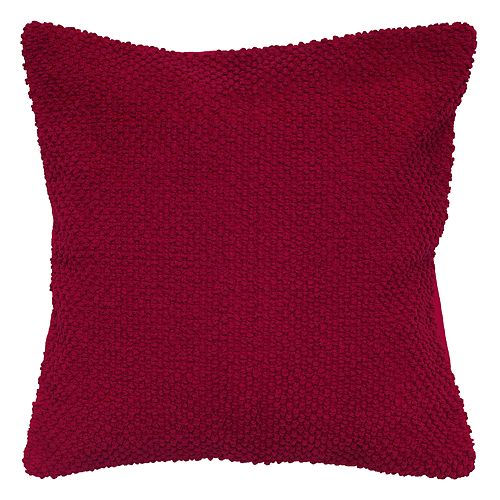 Rizzy Home Solid Nubby Textured Throw Pillow
