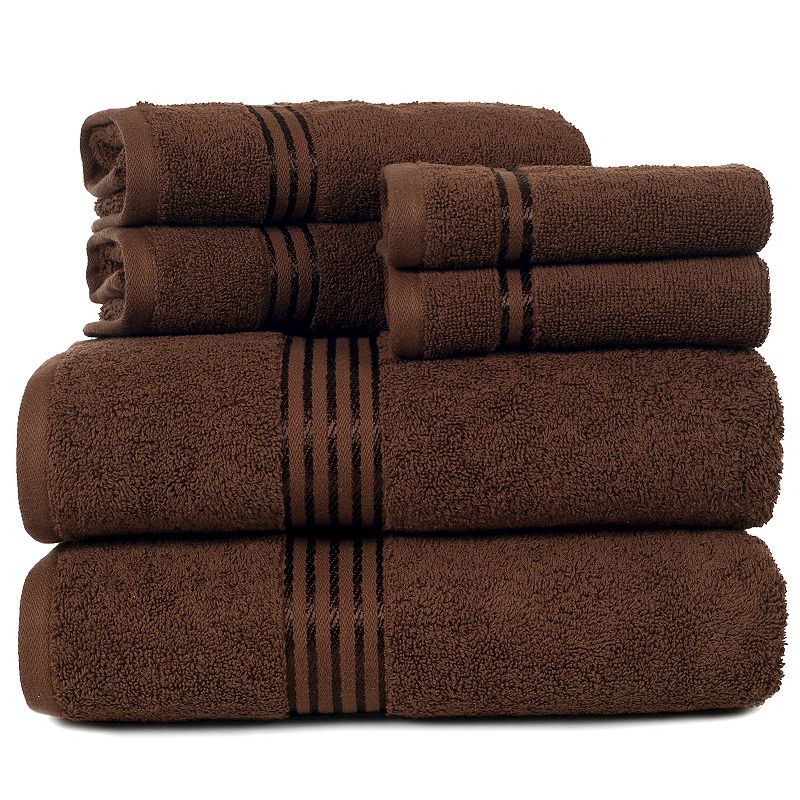 UPC 886511653054 product image for Portsmouth Home Hotel 6-piece Bath Towel Set, Brown, 6 Pc Set | upcitemdb.com