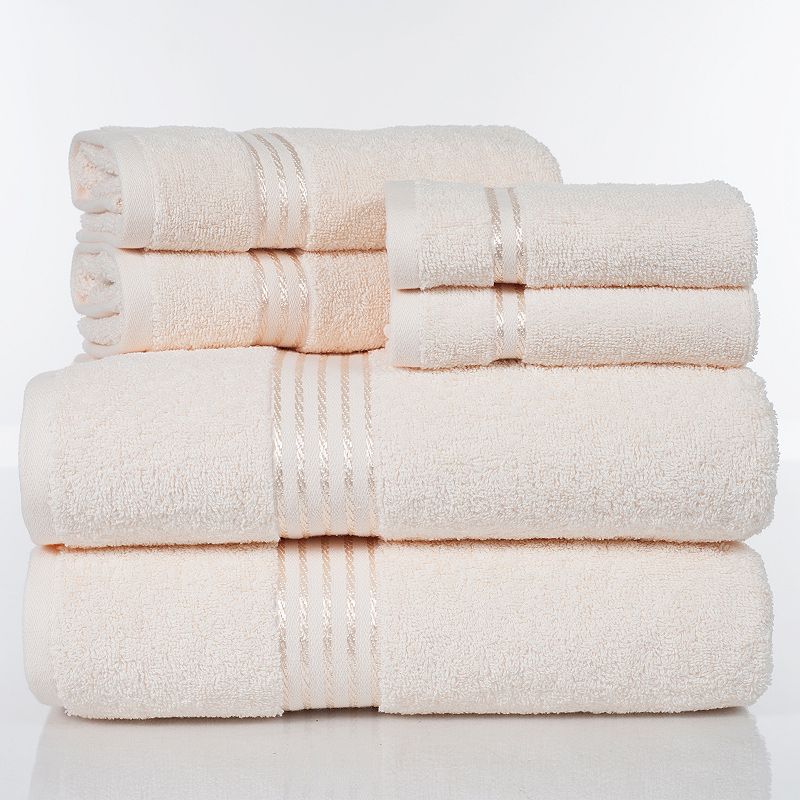 Portsmouth Home Hotel 6-piece Bath Towel Set, Ivory