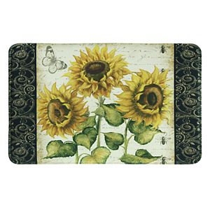 Brumlow Mills Painted Sunflowers Printed Rug