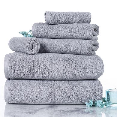 Portsmouth Home Zero Twist 6-piece Bath Towel Set