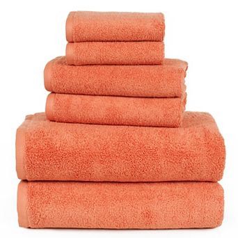 Portsmouth Home Zero Twist 6 pc Bath Towel Set