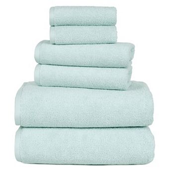Portsmouth Home Zero Twist 6 pc Bath Towel Set