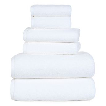 Portsmouth Home Zero Twist 6 pc Bath Towel Set