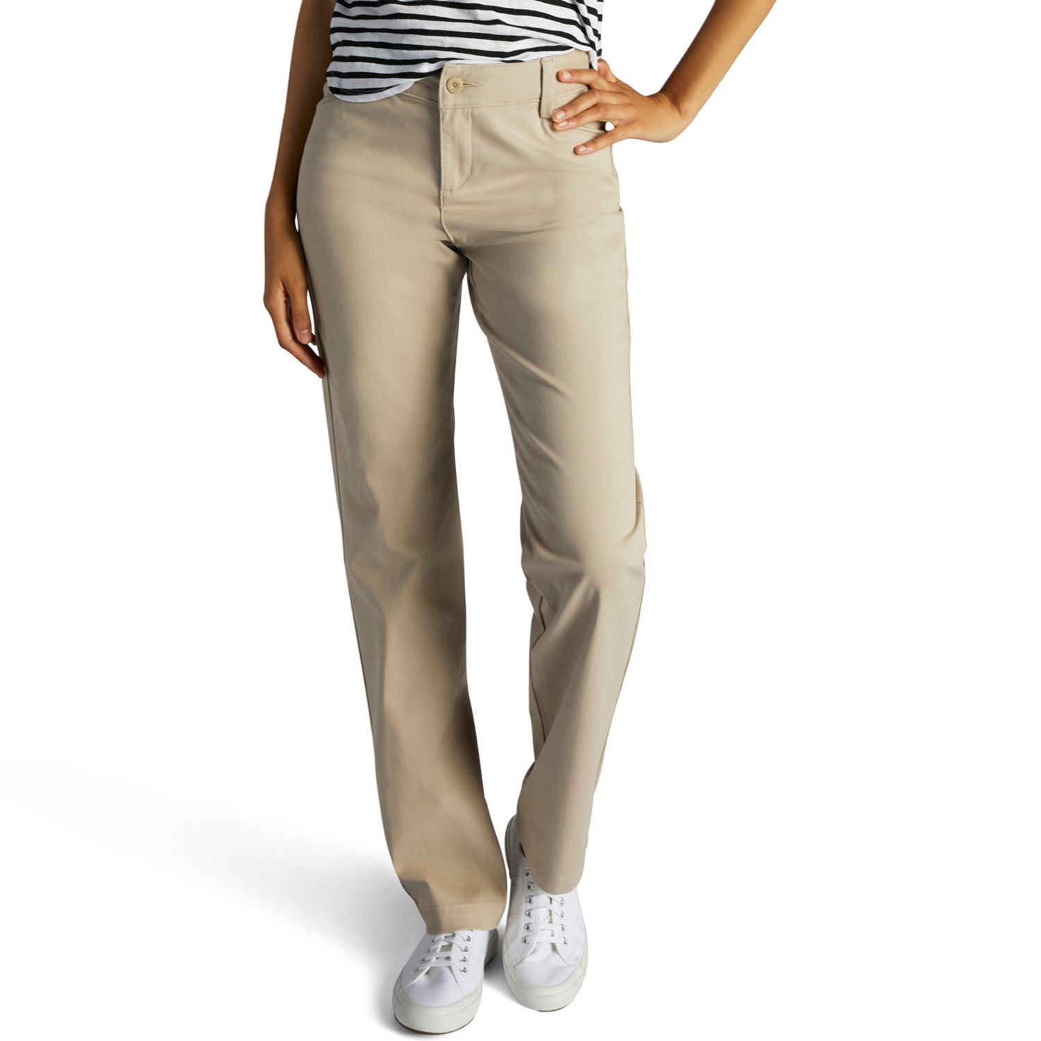 kohls lee chino women's pants