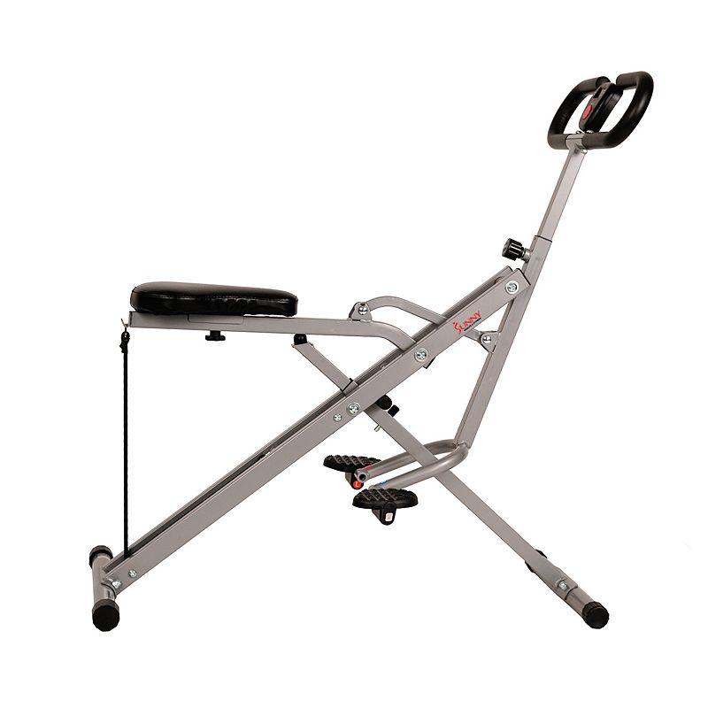 Sunny Health & Fitness Row-N-Rider Upright Rowing Machine, Multicolor
