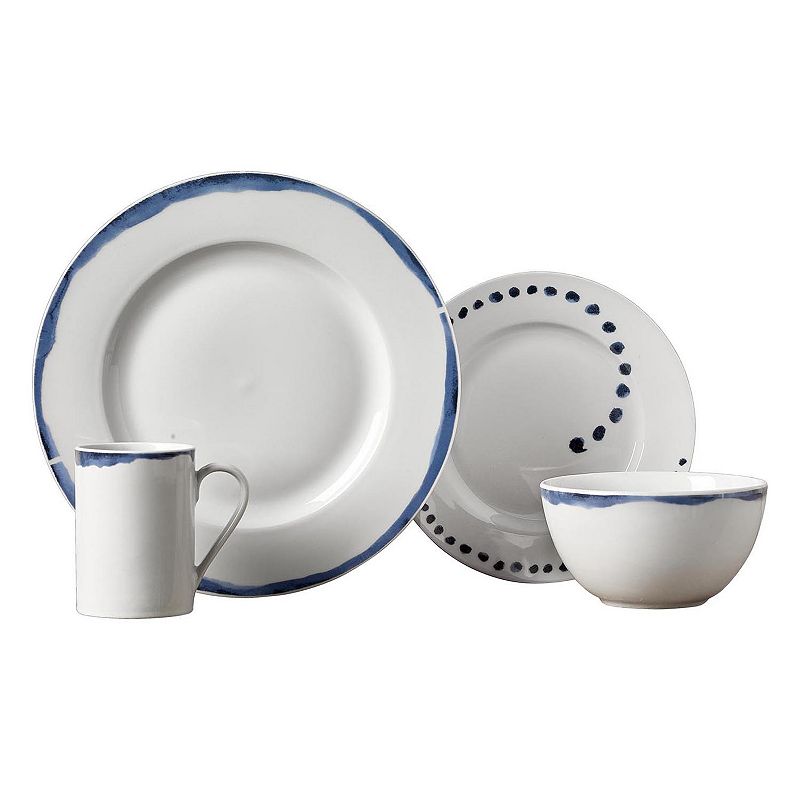 Tabletops Gallery Isla Round 16pc Dinnerware Set 
