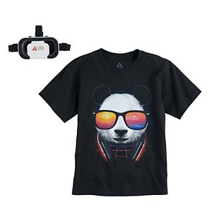 Boys 8-20 Panda Graphic Tee