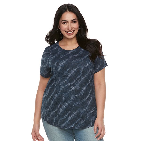 Plus Size Sonoma Goods For Life® Essential Crewneck Tee