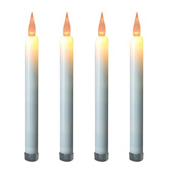 LumaBase LED Taper Candle 4 pc Set