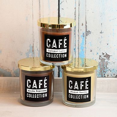 LumaBase Café Collection Scented Candles - Set of 3
