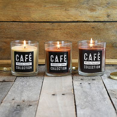 LumaBase Café Collection Scented Candles - Set of 3