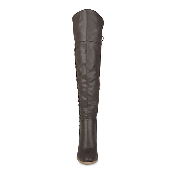 journee collection spritz over the knee boot