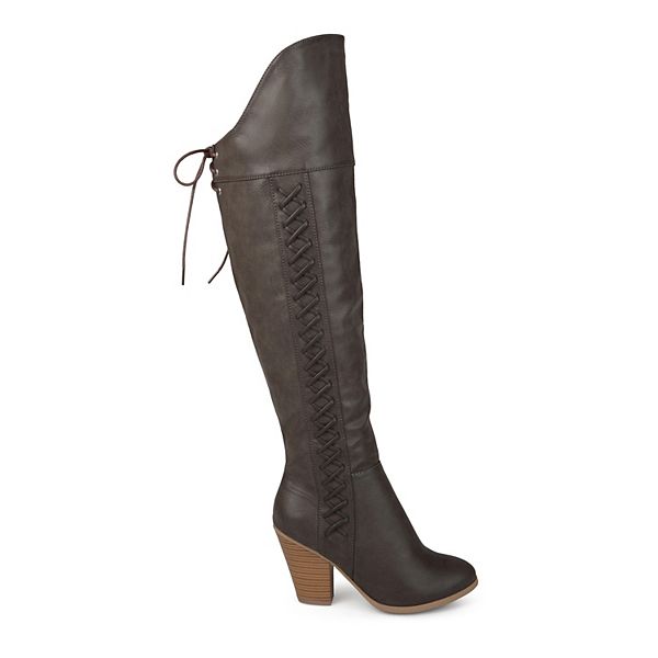 journee collection spritz over the knee boot