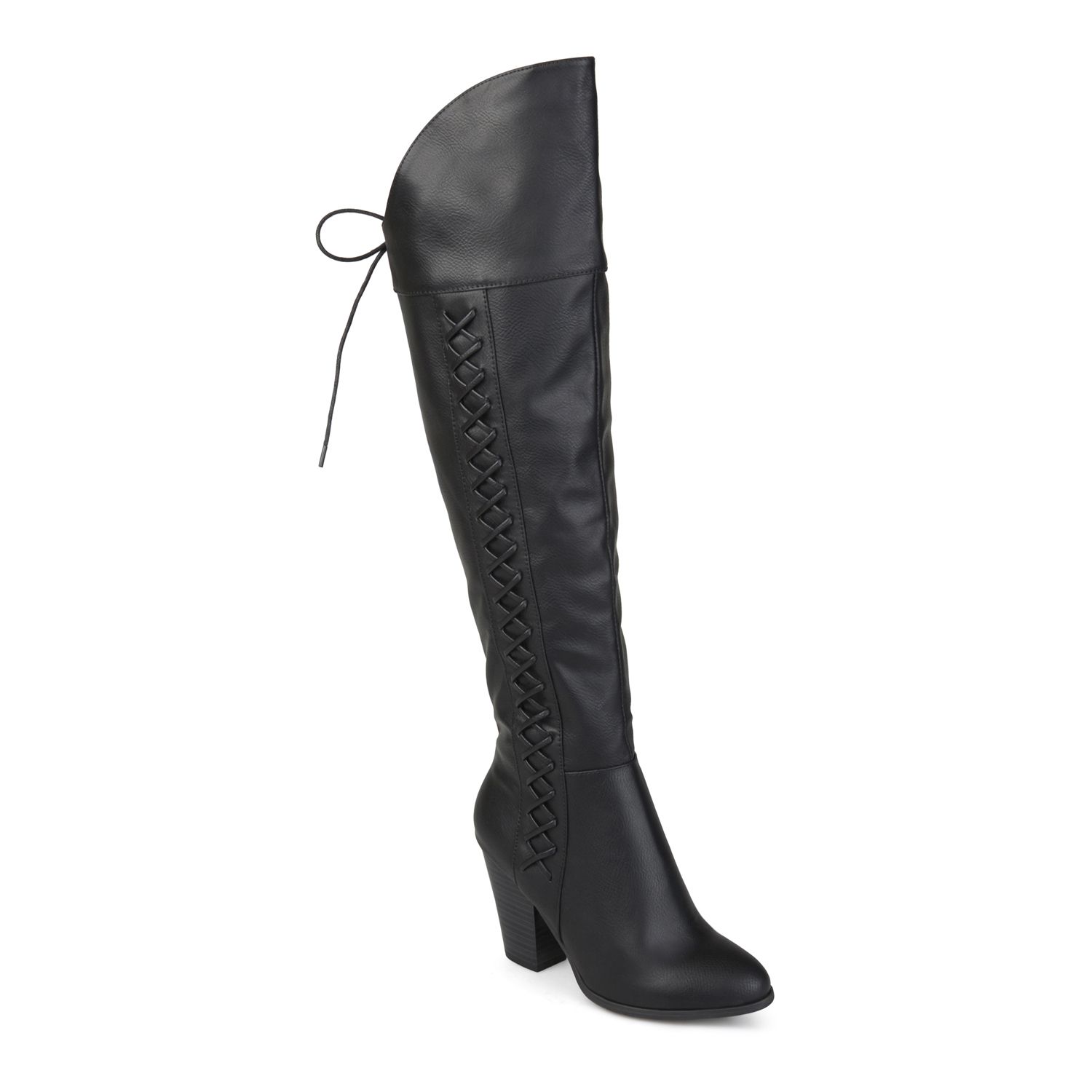 journee collection spritz over the knee boot