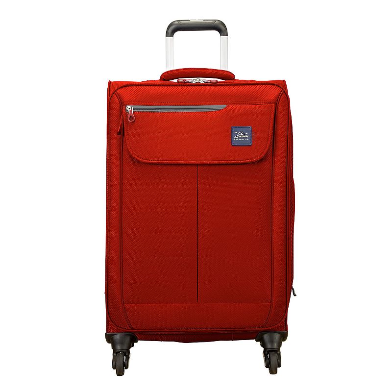 Skyway Mirage 2.0 Spinner Carry-On Luggage, Red, 24 INCH