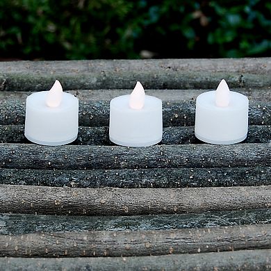 LumaBase Warm White LED Tealight Candle 12-piece Set