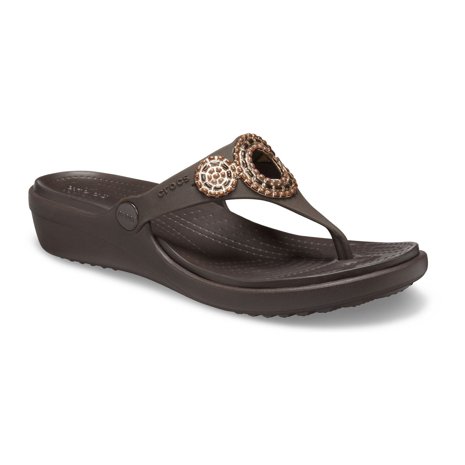 womens leather crocs sandals